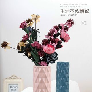 Lọ hoa nhựa giả sứ