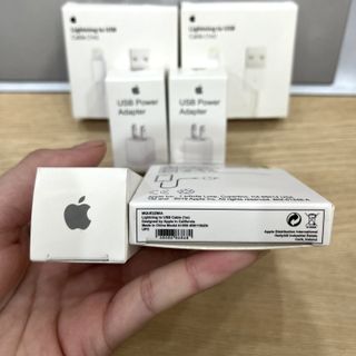 Bộ sạc cáp 5W iPhone iPad bảo hành 12 tháng 1 đổi 1 - Henry Shop giá sỉ