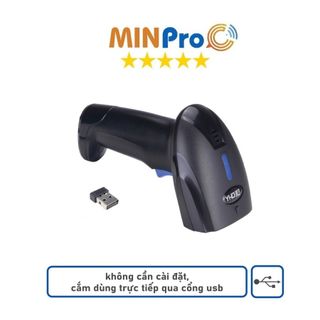 Máy quét mã vạch không dây bluetooth YHD máy bắn mã vạch cầm tay Barcode 1D 2D chính hãng MINPRO