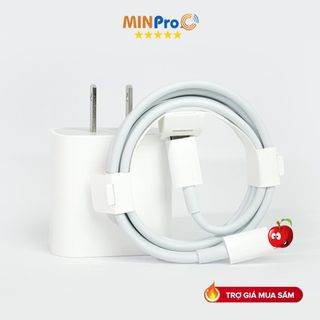 Bộ sạc nhanh 20W cao cấp cáp TypeC to Lai ning cho điện thoại bảo hành 12 tháng - MINPRO