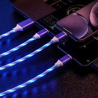 Dây sạc nhanh TypeC phát sáng-Cáp sạc ,micro USB có đèn led-MINPRO giá sỉ