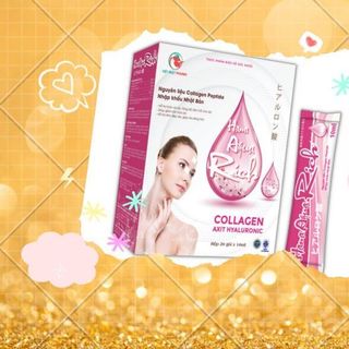 Nước Uống Cấp Ẩm Hana Aqua Rich Việt Nhật, Giúp Căng Bóng, Sáng Mịn Da Hộp 20 gói x 10ml