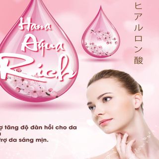 Nước Uống Cấp Ẩm Hana Aqua Rich Việt Nhật, Giúp Căng Bóng, Sáng Mịn Da Hộp 20 gói x 10ml