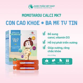 Siro Momotarou Calci MK7 Sữa non Việt Nhật - Hộp 20 ống x 10ml giá sỉ