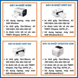 Máy in nhiệt bluetooth XPRINTER XP-420B, in đơn hàng shopee, tem, hóa đơn, mã vạch - MINPRO