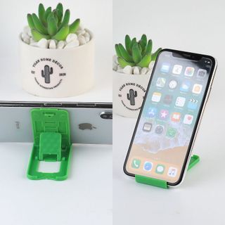Giá đỡ điện thoại mini, chân chống nhiều nấc, Đế dựng điện thoại học online có thể gấp gọn bỏ túi - MINPRO