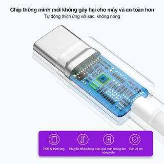 Dây cáp sạc nhanh Type-C 5V 3A USB MINPRO - Cáp sạc nhanh cho điện thoại chính hãng