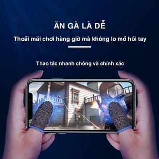 Găng tay chơi game PUBG, Liên Quân - Cotton, Chống mồ hôi tay, tăng độ nhạy cảm ứng MINPRO giá sỉ