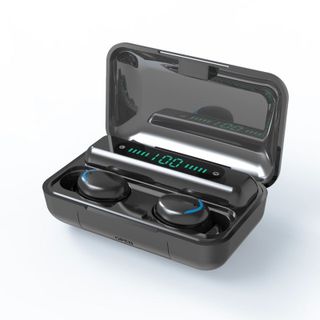 Tai nghe Bluetooth không dây 5.0 AMOI F9 PRO nút cảm biến vân tay chống nước kèm sạc 2.000mAh chính hãng - Minpro