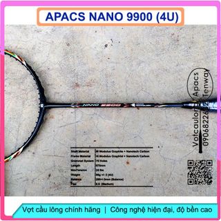 Vợt cầu lông Apacs Nano 9900 - chính hãng