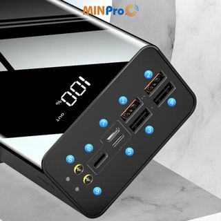 Pin Sạc Dự Phòng 50000mAh Cực Khủng Không Dây, Hỗ Trợ Sạc Nhanh Cho Xiaomi Samsung Oppo - MINPRO