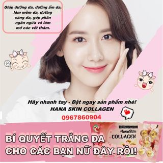 Serum Dưỡng Da Hana Skin Collagen Việt Nhật dạng viên nang Hộp 30 viên