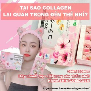 Serum Dưỡng Da Hana Skin Collagen Việt Nhật dạng viên nang Hộp 30 viên