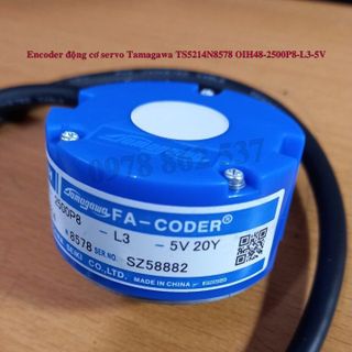 Bộ mã hóa xung Encoder động cơ servo Tamagawa TS5214N8578 OIH48-2500P8-L3-5V , liên hệ O778454186