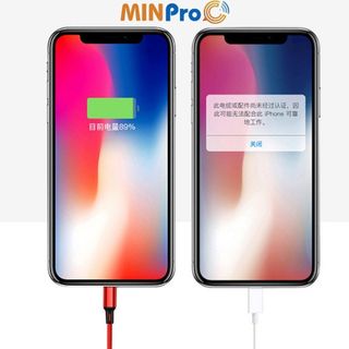 Cáp sạc nhanh 3 đầu dây dù 1m2  - Cáp sạc TypeC, Lai Ning, Micro hỗ trợ sạc nhanh - MINPRO