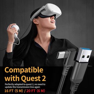 Dây cáp chuyển đổi từ giắc cắm USB sang Type-C, dây cáp USB 3.1 cho Oculus Quest 2 dài 5m - MINPRO