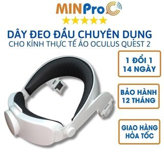 Dây đeo đầu trợ lực Oculus Quest 2, dây đeo Halo Strap chống mỏi cổ khi dùng kính thực tế ảo - MINPRO giá sỉ