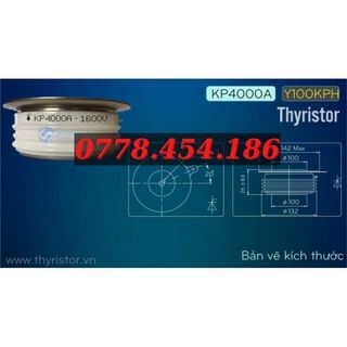 KP4000A-1600V Thyristor SCR công suất dạng đĩa 4000A 1600V Y100KPH Techsem , liên hệ O778454186 giá sỉ