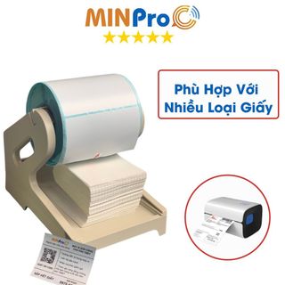 Khay đựng giấy máy in nhiệt MINPRO dùng cho giấy in dạng tệp và cuộn khổ A6 giá sỉ