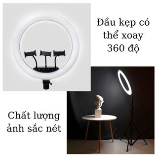 Đèn Livestream Bán Hàng MINPRO Size 30 33 36 45 54 cm, Đèn Make Up Trang Điểm Chụp Ảnh Dễ Dàng Tháo Lắp giá sỉ