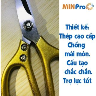Kéo làm hàng, Soạn hàng hoá, Cắt tỉa cực sắc, chất liệu thép cao cấp - MINPRO