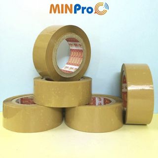 Băng dính keo trong/đục loại 0,2kg/cuộn gói hàng, dán thùng giá xưởng - MINPRO giá sỉ