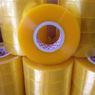 Băng dính lõi mỏng 2.4mm cuộn 1kg gói hàng dẻo dai, chịu lực tốt MINPRO