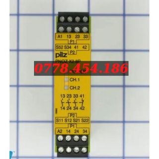 Rờ le an toàn 777302 Pilz  PNOZ X2.8P 24-240VAC/DC 3n/o 1n/c Pilz – 777302 , liên hệ O778454186