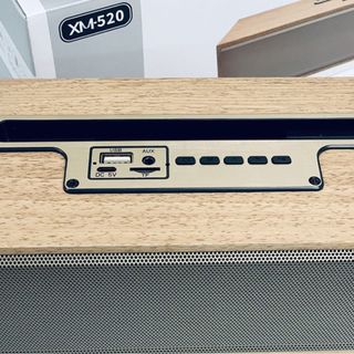 Loa BROWN không dây cổ điển MINPRO loa bluetooth vỏ gỗ kết nối tivi, pc nghe nhạc cao cấp