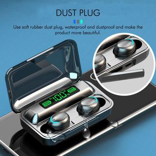 Tai nghe Bluetooth không dây 5.0 MINPRO - AMOI F9 PRO nút cảm biến vân tay chống nước kèm sạc 2.000mAh giá sỉ