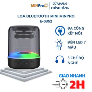 Loa bluetooth không dây Minpro loa E-3052 mini cầm tay nghe nhạc giá rẻ