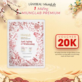 MẶT NẠ SINH HỌC CẤP ẨM, DƯỠNG TRẮNG, CHỐNG LÃO HÓA - MIUNGLAB