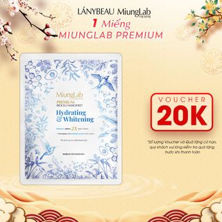 MẶT NẠ SINH HỌC CẤP ẨM, DƯỠNG TRẮNG, CHỐNG LÃO HÓA - MIUNGLAB