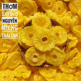 Thơm Nguyên Miếng Sấy Dẻo Thái Lan