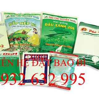in bao bì đựng hạt giống, in túi đựng hạt giống chất lượng, uy tín