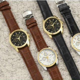 Đồng hồ da nam mới cao cấp 6 kim tissssot