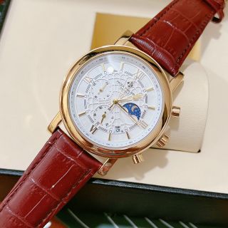 Đồng hồ da nam patttecks nam 6 kim