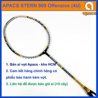 Vợt cầu lông Vợt cầu lông Apacs Stern 909 Offensive (4U) hàng chính hãng, giá bán buôn đại lý giá sỉ