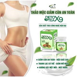 Viên uống giảm mỡ bụng Detox X9 giảm mỡ bụng [Chính hãng]