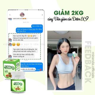 Viên uống giảm mỡ bụng Detox X9 giảm mỡ bụng [Chính hãng]