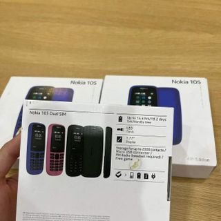 Nokia 105 (2020) màu xanh mới 100% fullbox bảo hành 12 tháng - Henry Shop giá sỉ