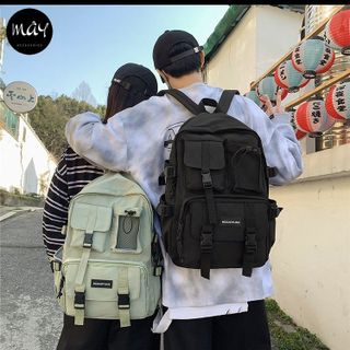 Balo Ulzzang Đi Học Đi Chơi Nam Nữ Thời Trang Hàn Quốc Nhiều Ngăn Tiện Dụng