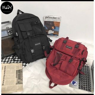 Balo Ulzzang Đi Học Đi Chơi Nam Nữ Thời Trang Hàn Quốc Nhiều Ngăn Tiện Dụng