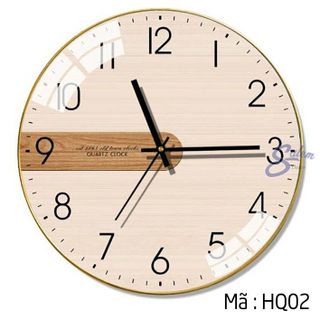 [SIZE 30CM] Đồng hồ treo tường tráng gương kim trôi