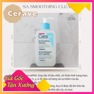 Sữa Rửa Mặt Cerave 236ml Da Nhạy Cảm, Sần, Mụn Ẩn