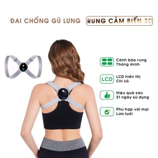 ĐAI ĐỊNH HÌNH LƯNG CHỐNG GÙ CÓ ĐÈN LED