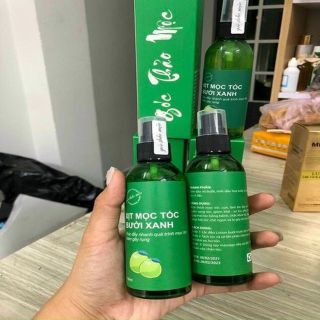 Xịt mọc tóc bưởi xanh chai 100ml ngưng rụng tóc mọc tóc nhanh