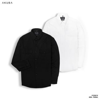 ÁO SƠ MI TAY DÀI AKUBA 01G0618