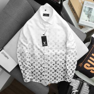 Áo sơ mi nam, áo sơ mi dài tay nam, chất vải chéo lụa size từ 50kg - 85kg