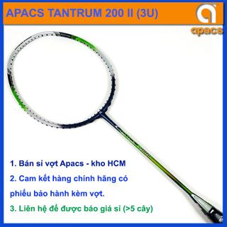 Vợt cầu lông Apacs Tantrum 200 II (3U) hàng chính hãng, giá bán buôn đại lý